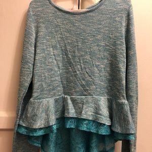 Turquoise Girl’s Top Size 7-8 New w/ Tag